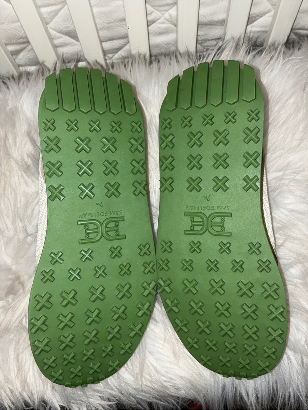 New Sam Edelman Langley Color Block Suede Mesh Signature Logo Retro Sneakers 7.5 - Picture 13 of 15